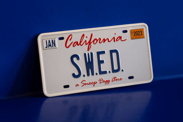 S.W.E.D License Plate - California Style