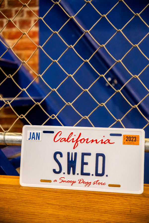 S.W.E.D CALIFORNIA License Plate - Image 2