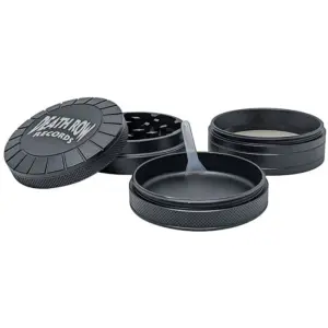 Death Row Records – 2.4″ 4Part Aluminum Shield Grinder – Assorted