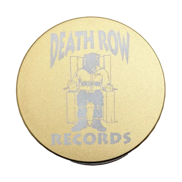 Death Row Records – Hurricane 63mm 5-Part Grinder - Gold - Image 2