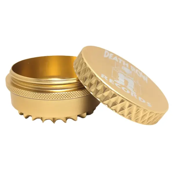 Death Row Records – Hurricane 63mm 5-Part Grinder - Gold - Image 5