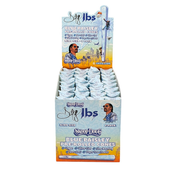 Dogg lbs – Prerolled Cones Blue Paisley – Kingsize – 3ct – 32pk - Image 6